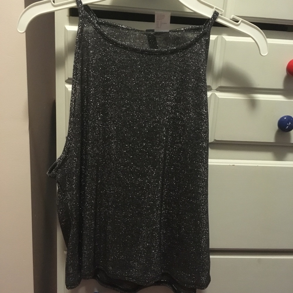 sparkly crop top